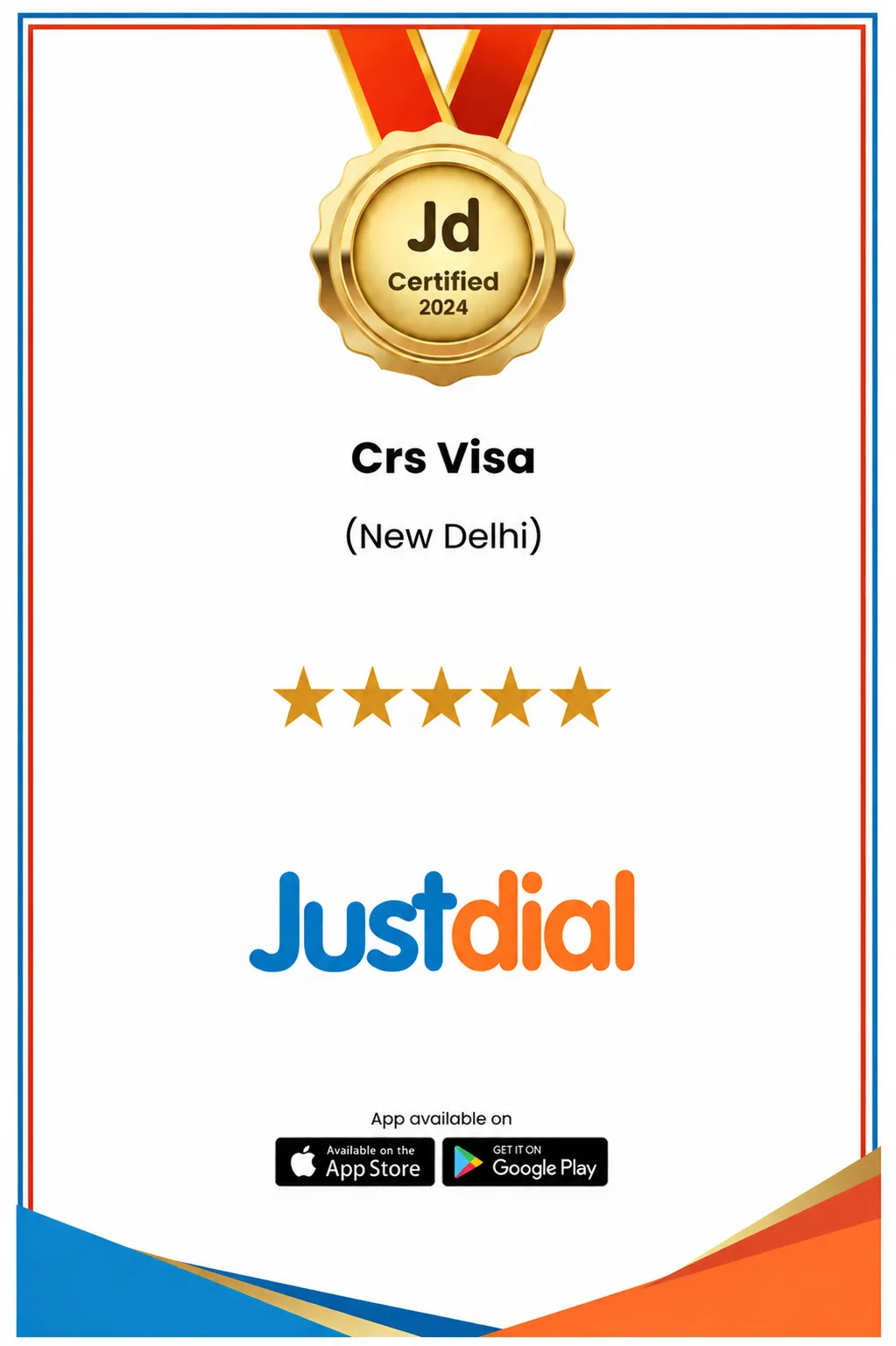 Justdial Certificate