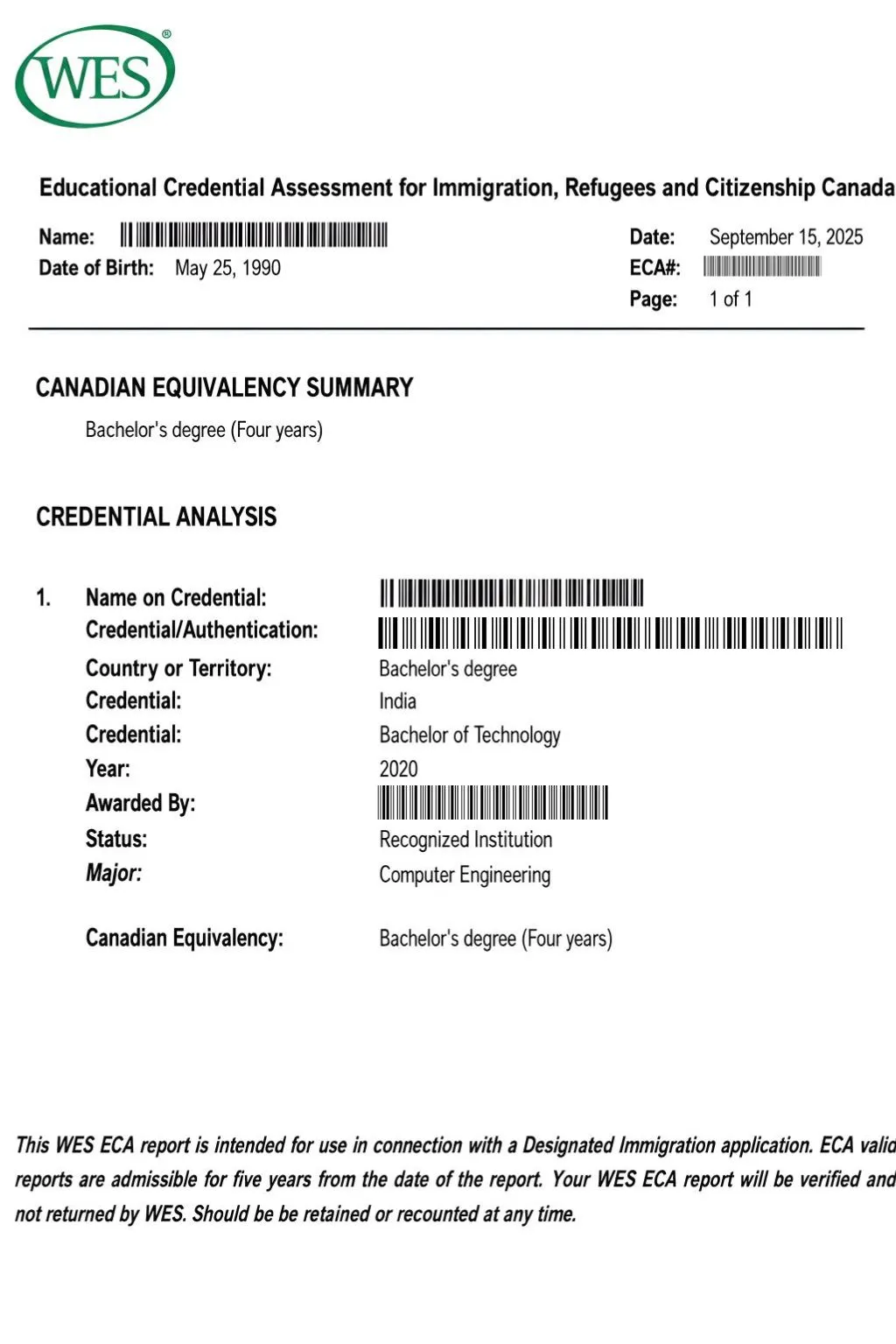 WES Document